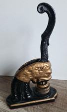 Antiker Gusseisen Löwenkopf